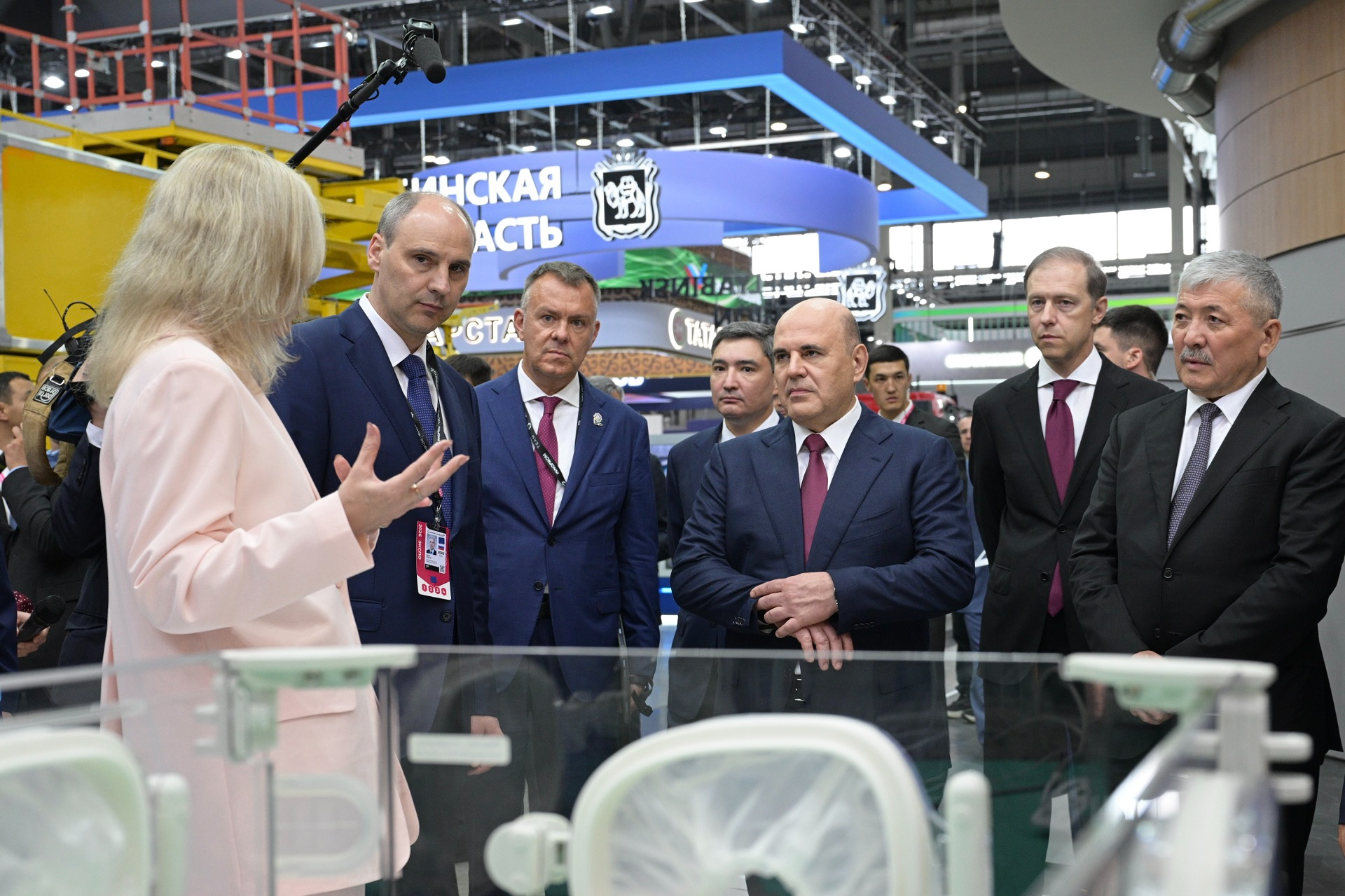 Denis Pasler presented the industrial potential of the region to Mikhail Mishustin and exhibition guests at the INNOPROM-2026 venue